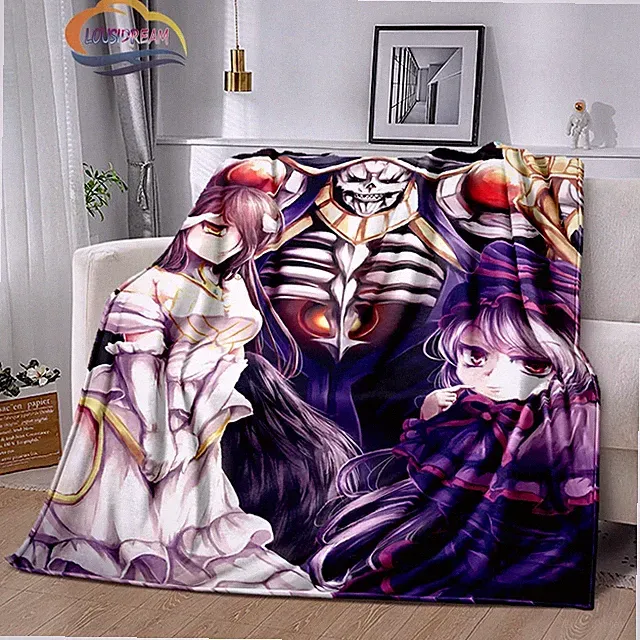 Adventure Anime OVERLORD Blanket Lightweight Thin Throw Blanket Car Bedspreads