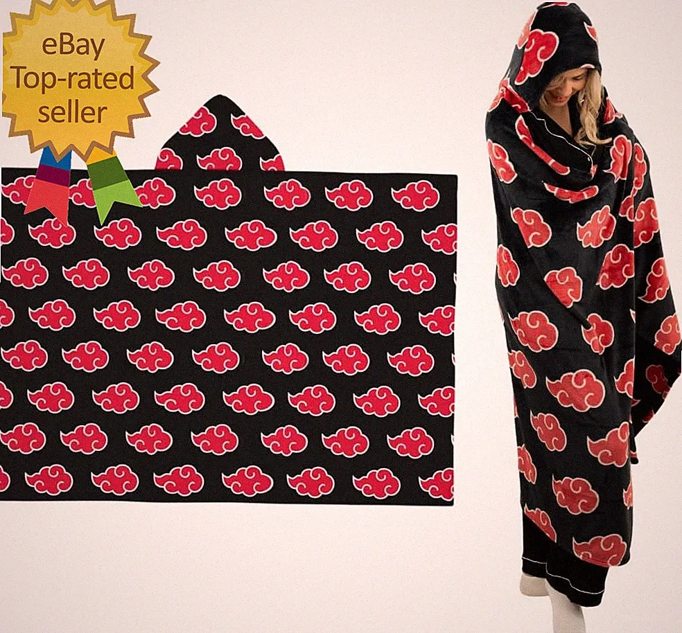 Anime Akatsuki Cloud Bedding Super Soft and Cozy Throw Blanket 70 in X 50