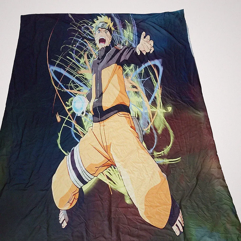 Anime Bedding Super Soft DUVET / Comforter COVER & Pillow Case Twin Size Naruto