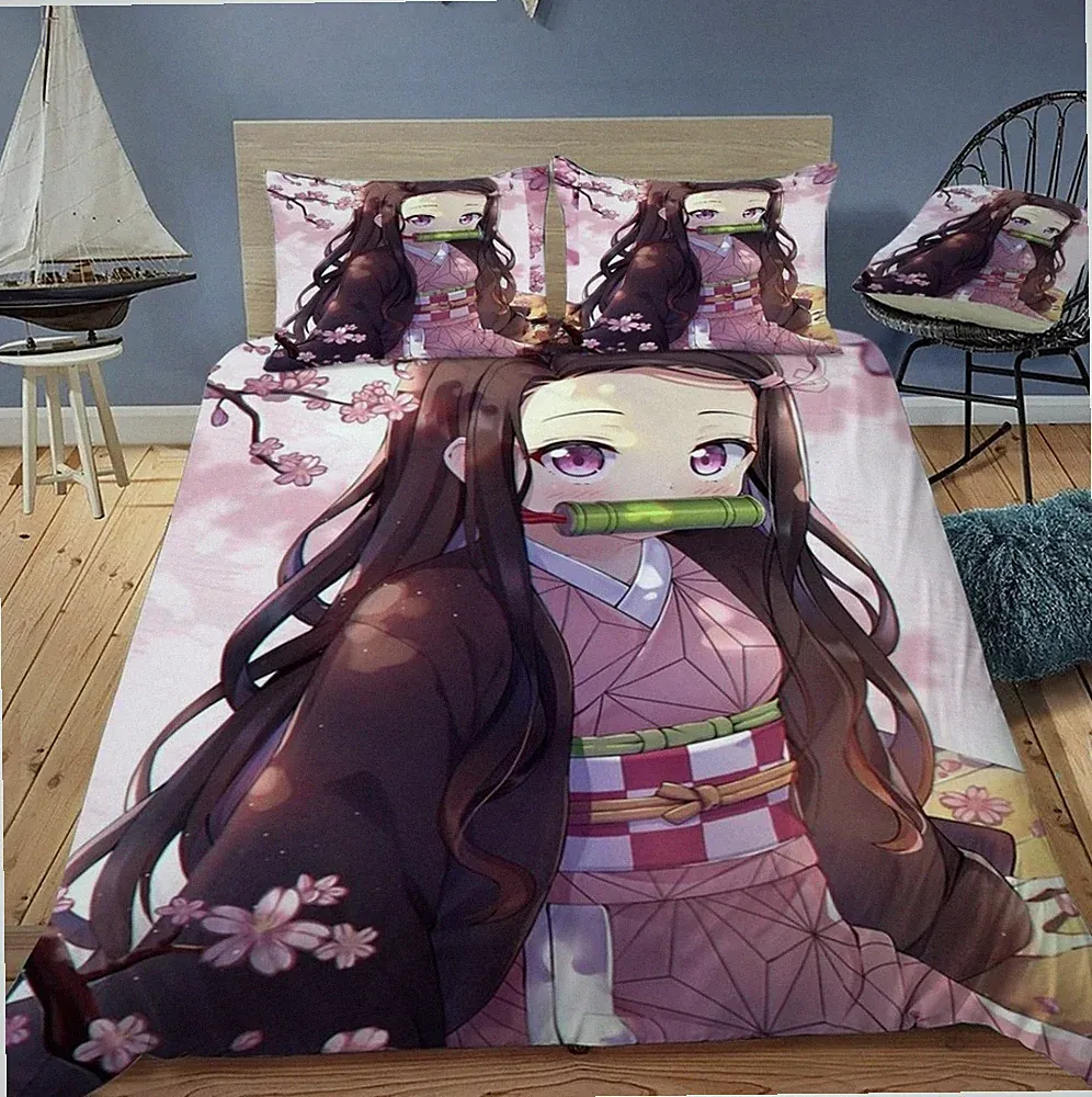 Anime Duvet Bedding Set Twin/Full