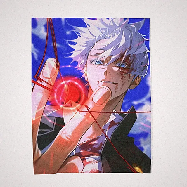 Anime Jujutsu Kaisen Gojo Satoru Expansion Fleece Blanket