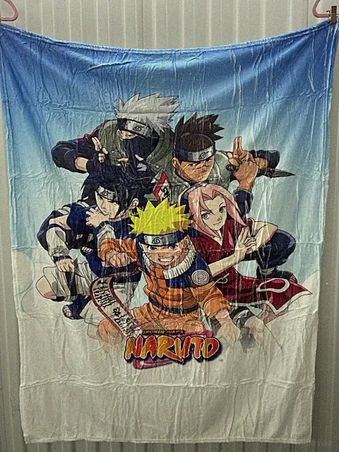 Anime Naruto 40x50 Inch Throw Blanket Cover Soft Bedding Gift