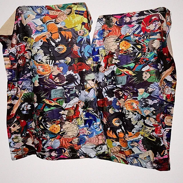 Anime-Themed 2-Pillow Shams Queen Size