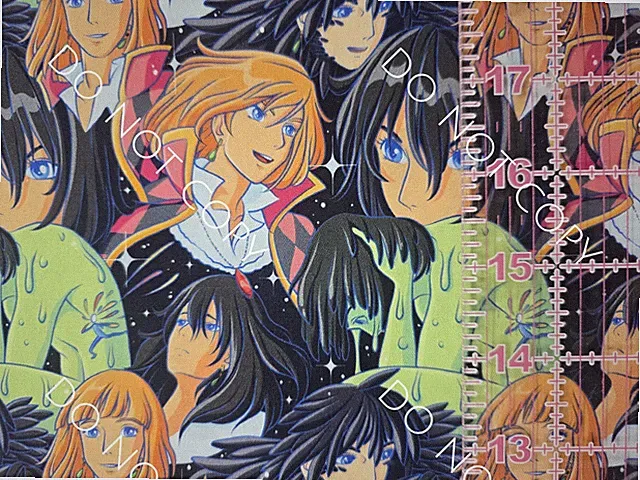 Custom 100% Cotton Woven Fabric Anime Howl's Moving Castle By The 1/4 Yard 9x56