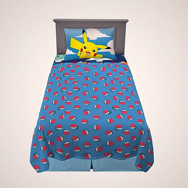 Franco Pokemon Anime Kids Twin Sheet Set