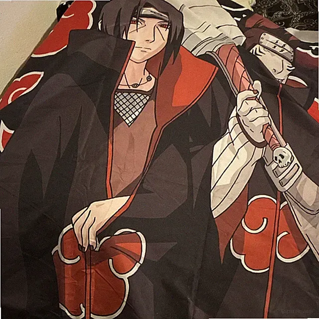 Naruto Akatsuki Anime Duvet Cover Full Size Itachi Kisame Deidara Hidan
